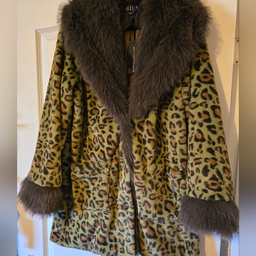 DOLLS KILL ~ Delia*s Wild Aura Faux Fur Coat
